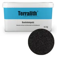 Terralith Buntsteinputz Mosaikputz 2 mm 15 kg schwarz