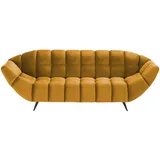 Switch Einzelsofa aus Mikrofaser Gappa ¦ gold ¦ Maße (cm): B: 222 H: 82 T: 94.0