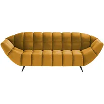 Switch Einzelsofa aus Mikrofaser Gappa ¦ gold ¦ Maße (cm): B: 222 H: 82 T: 94.0