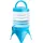 Pearl Faltbares Fässchen blau/transparent 3,5 Liter