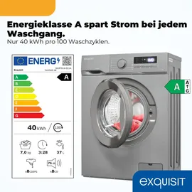 Exquisit WA57014-021A Waschmaschine (7 kg, 1400 U/min)