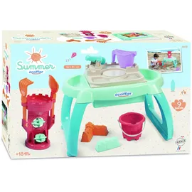 Ecoiffier Sand- und Wassertisch - 9-teilig.