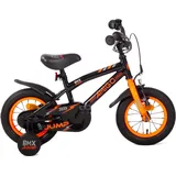 AMIGO Kinderfahrräder Jungen BMX Jump 12 Zoll 22 cm Jungen Rücktrittbremse 12"