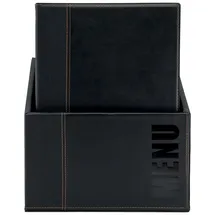 Securit Speisekarten Mappe A4 Schwarz 20 St.