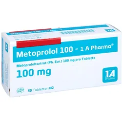 Metoprolol 100-1a Pharma Tabletten 50 St
