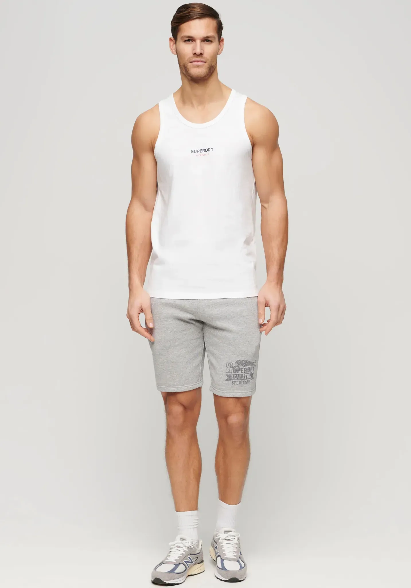 Superdry Sweatshorts »SD-ATHLETIC COLL GRAPHIC SHORT« Superdry athletic grey XXL