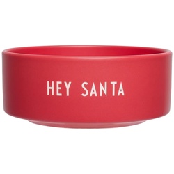 Design Letters - Snack Schale, Hey Santa / faded rose