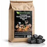 Premium Holzkohle in Restaurantqualität, 70 l - langlebiges Klumpenholz | schnell brennend, geringe Asche, hohe Wärmeabgabe | BBQ, Grill, Smoker & Kamado kompatibel | 100% natürliches Hartholz |