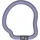 ABUS 6206K/110 Lila Kettenschloss