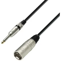 Adam Hall Cables 3 STAR MMP 0600 Mikrofonkabel XLR Female auf Klinke TS | 6 m