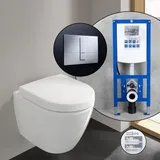 Villeroy & Boch Subway 2.0 Compact Wand-WC mit WC-Sitz Weiß