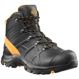 Haix Black Eagle Safety 54 mid/Black-orange: Sicherheit mit Stil und Komfort. Der Black Eagle Safety 54 mid schützt Deine Füße optimal.. UK 9.5 / EU 44