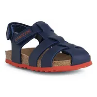 GEOX Jungen b sandaal chalki boy Sandalen, Navy Red, 27 EU