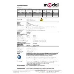 MOEDEL Schild Warnung vor Hindernissen am Boden 59025 100mm SL