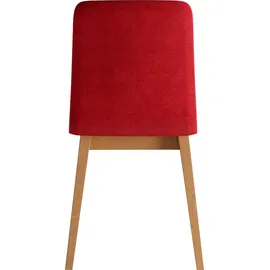 Inosign Stuhl »Sandy«, 2 St., Microfaser, mit verschiedenen Stuhlbeinfarben und Farbvarianten, Sitzhöhe 47 cm, x + buche, , 46027933-0 B/H/T: 47 cm x 88 cm, x, 56 cm