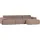 Woood Ecksofa Novi Bouclé 3-Sitzer Taupe