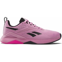 Reebok NANOFLEX TR 2 Sneaker, JASPNK/Black/LASPIN, 40.5 EU