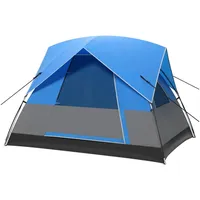 Costway Kuppelzelt 2-3 Personen Blau/Grün