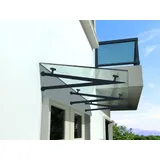 Buylando Vordach 230 x 90 cm transparent