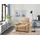 Calia Italia Sessel Gaia Mikrofaser 100 x 92 x 94 cm Beige
