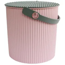 Hachiman Aufbewahrungseimer Omnioutil L 26,5 x 28,2 x 26,7 cm 10-tlg. rosa