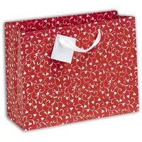 Clairefontaine 5x Geschenktasche Shopping (32x13x24,5cm), Rot 212870C