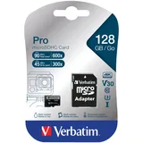 Verbatim Pro 128GB Class 10 UHS-I incl Adapter