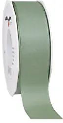 PRAESENT Taftband 6054050-556 Altgrün 40 mm x 50 m 2 Stück
