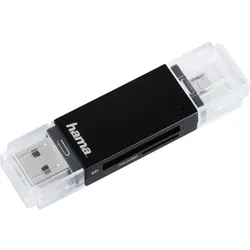 Hama Basic" USB 2.0 OTG - Kartenleser (SD, microSD, SDHC, microSDHC, SDXC, micr..."