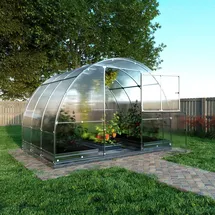 klasika greenhouses Klasika Gewächshaus verzinkt Transparent HKP 6 mm 6 m2