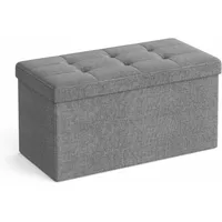 OEM Pouf Stoff Silber