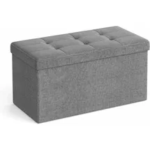 OEM Pouf Stoff Silber