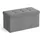 OEM Pouf Stoff Silber