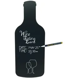 Securit® Silhouette Flaschen-Tafel mit Kreidemarker