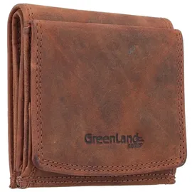 GREENLAND Montenegro Geldbörse Unisex Leder braun