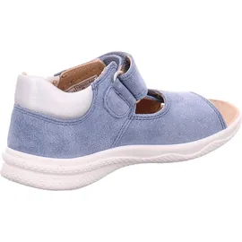 superfit Mädchen Polly Sandale, Blau Silber 8000, 19 EU
