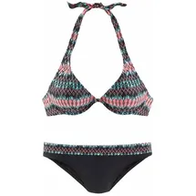 HOMEBOY Bügel-Bikini Damen Schwarz/Mehrfarbig 38 Cup F