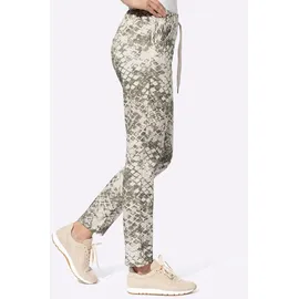 Heine Druck-Hose Khaki 36