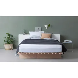 Tojo V Bett 90 - 180 x 23 cm Buche