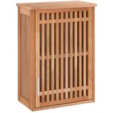 vidaXL Wand-Badschrank 42x23x60 cm Massivholz Nussbaum