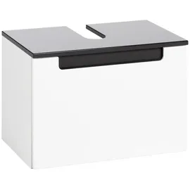 Held Waschbeckenunterschrank Siena 60 x 40 x 35 cm Anthrazit/Weiß