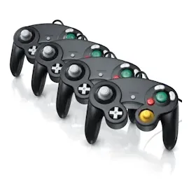 CSL Nintendo-Controller Gamepad schwarz GameCube / Wii