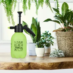 Relaxdays Drucksprüher 2 Liter, einstellbare Düse, Wasser & Unkrautvernichter, Pumpflasche Überdruckventil, grün/schwarz