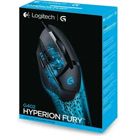 Logitech G402 Hyperion Fury FPS Gaming Mouse schwarz (910-004067)