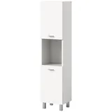 inn.furn Lowell Midischrank 30 x 125 cm Weiß