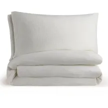 Blumtal Musselin Beige 135 x 200 cm + 2 x 40 x 80 cm