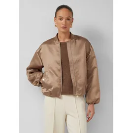 s.Oliver Gefütterter Blouson aus Satin mit Gummizug und Pattentaschen - 38