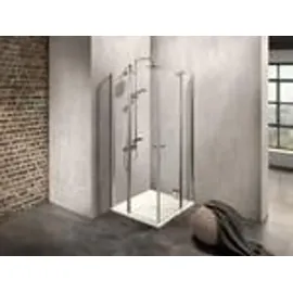 Dusbad Vital 2 Eckdusche mit Pendeltür links 80 x 77 cm ESG-Glas