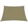 furnicato Sonnensegel Trapezförmig 2 4 x 3 m Beige