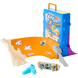 Hot Wheels Skate Tony Hawk Müsli-Skatebowl-Fingerboard-Set mit 1 exklusiven Board und einem Paar Skateschuhe